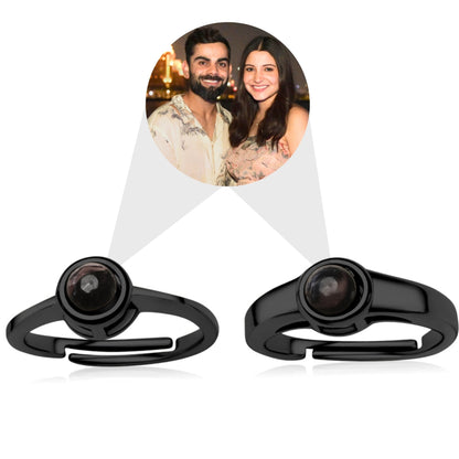 Couple Color Photo Ring - Photo Jewels