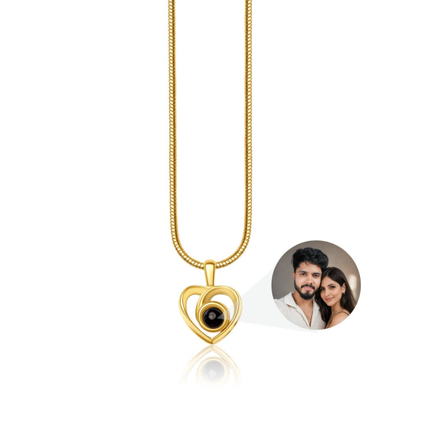 Curve Heart PhotoJewels Necklace