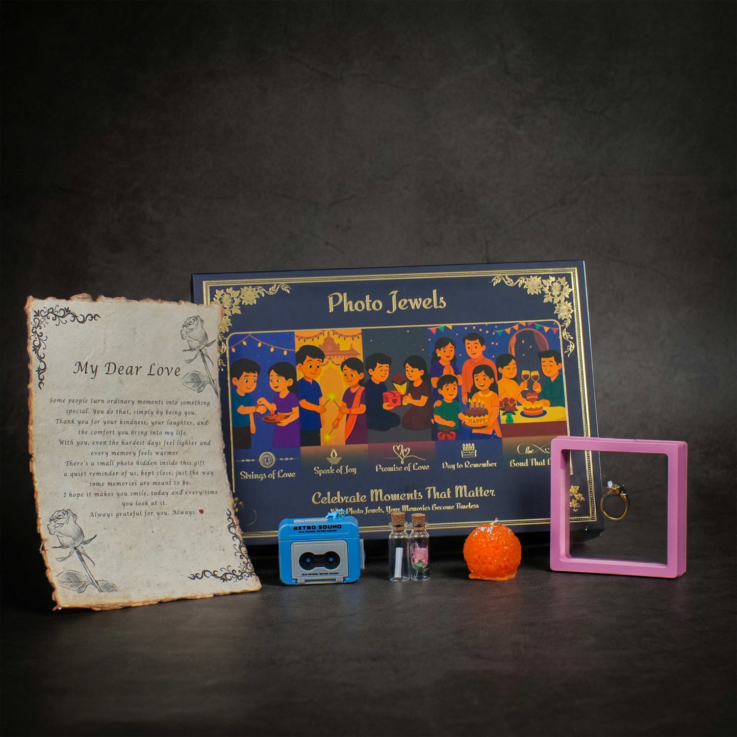 Premium Valentine Gift Hamper Box ( without ring )