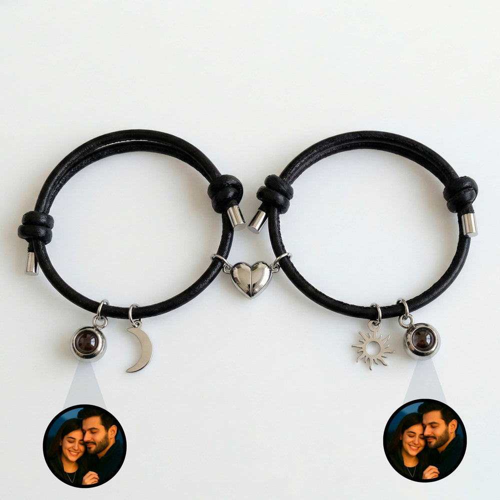 Magnetic Heart Him&Her PhotoJewels Bracelet