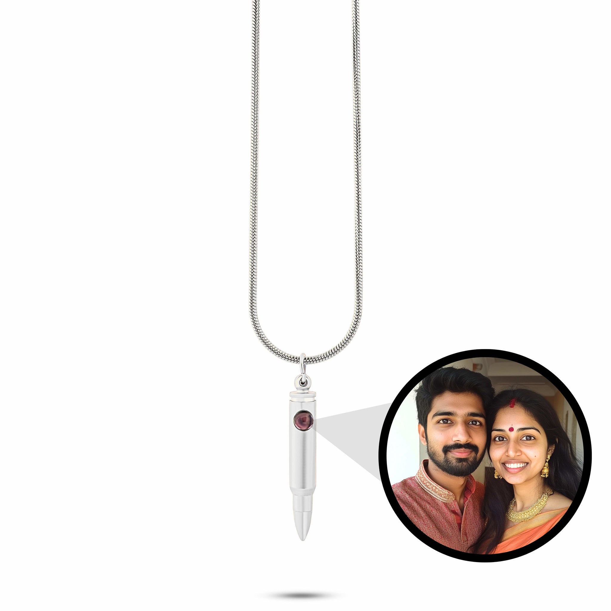 Love in a Bullet Men's PhotoJewels Necklace