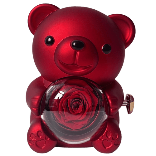 Rose Teddy Box