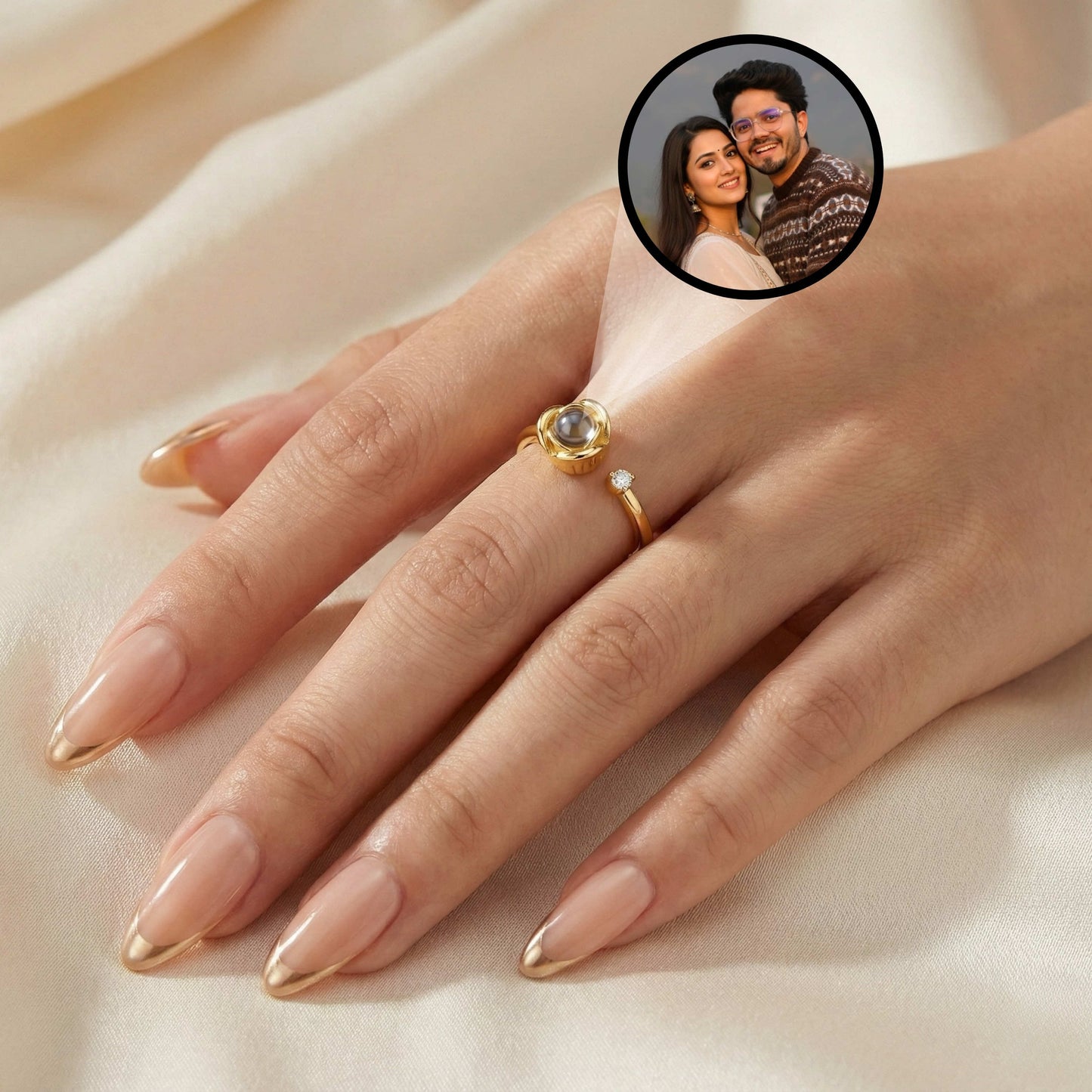 Rose PhotoJewels Ring