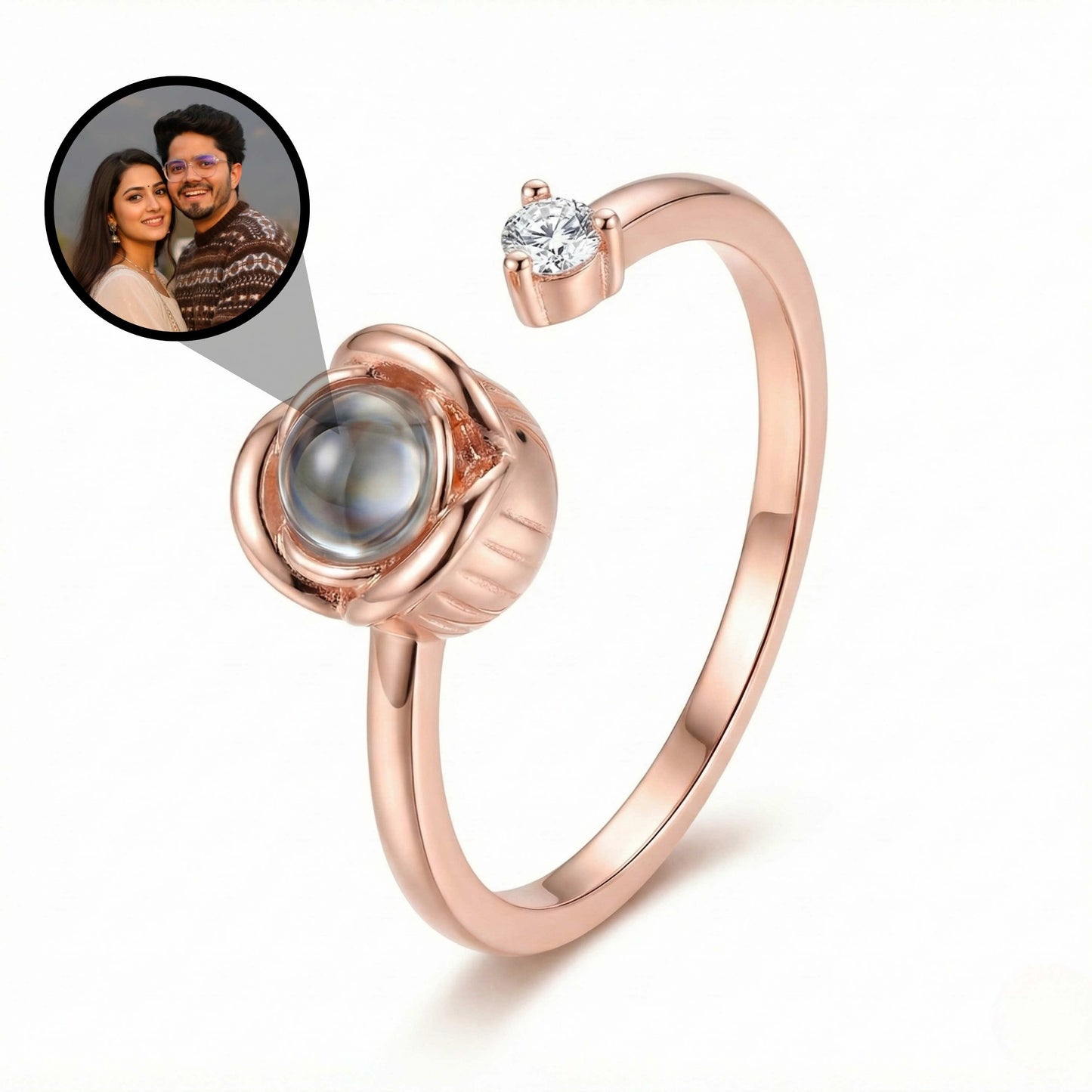 Rose PhotoJewels Ring