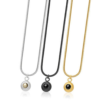 Women's Color Photo Bubble Pendant - Photo Jewels