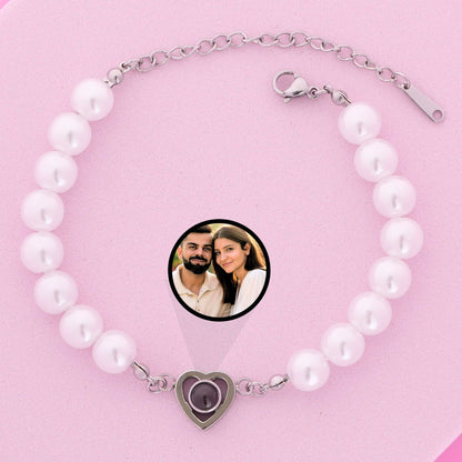 Pearl Heart PhotoJewels Bracelet